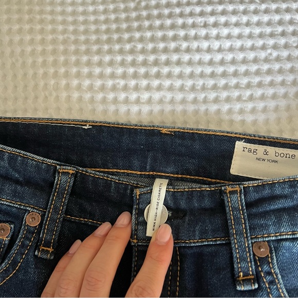 RAG & BONE Nina High Rise Ankle Cigarette - Picture 6 of 6